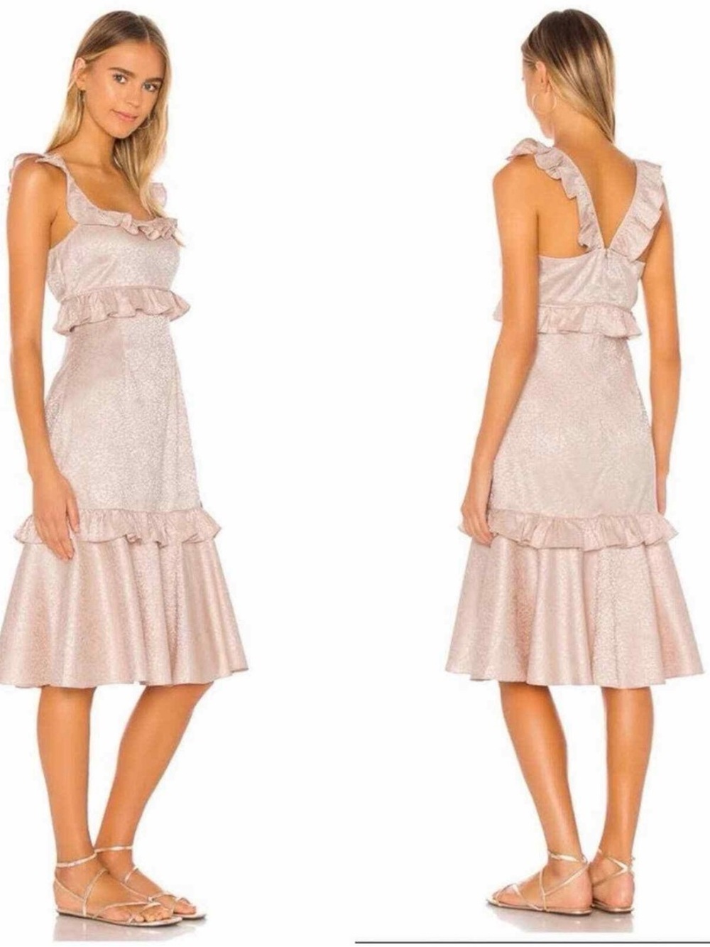 Saylor Maxina dress in blush
